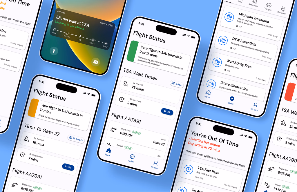 AirPorter mobile app case study
